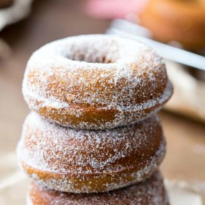 Gingerbread Baked Donuts