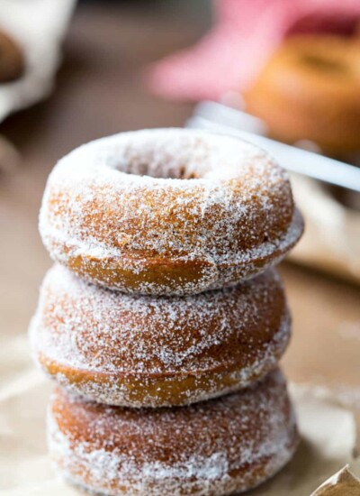 Gingerbread Baked Donuts