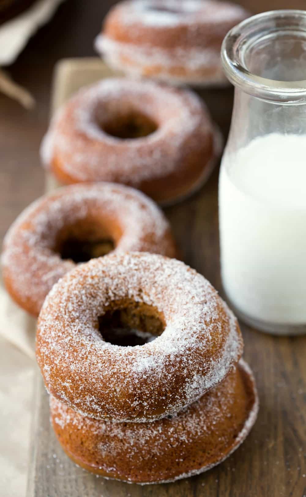Gingerbread Baked Donuts