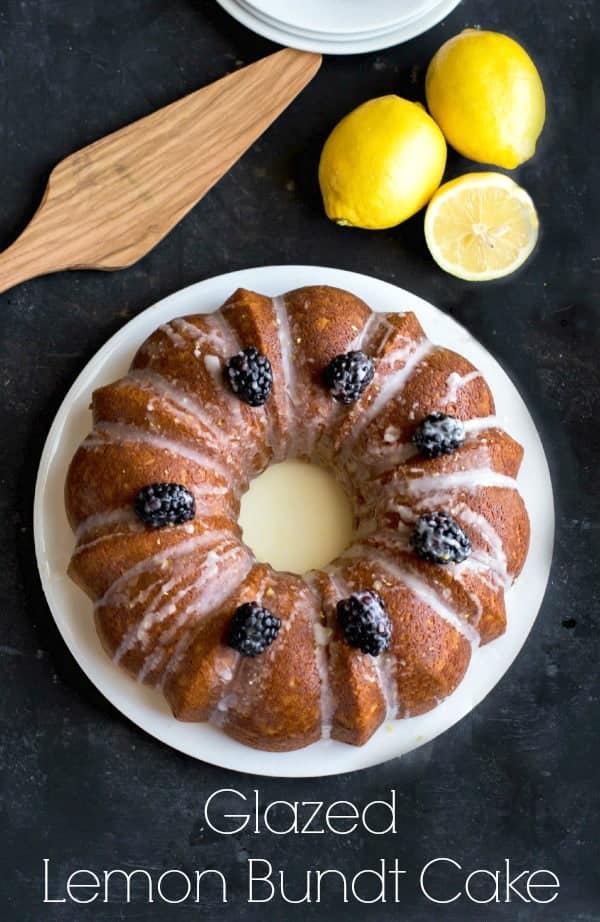 glazed lemon bundt cake