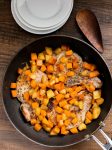 Pork Chops with Cinnamon Apples and Butternut Squash
