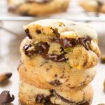 Pistachio and Chocolate Chunk Cookies