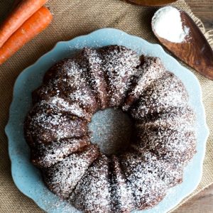 Coconut Flour Carrot Bundt Cake