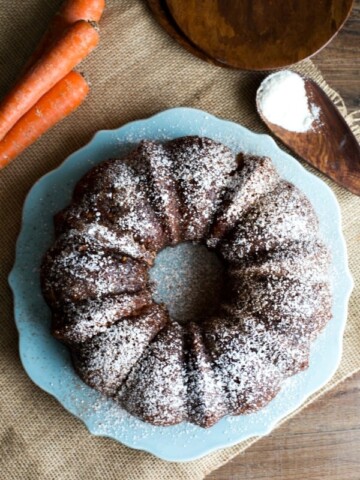 Coconut Flour Carrot Bundt Cake