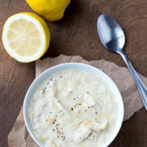 Avgolemono Greek Lemon Chicken Soup
