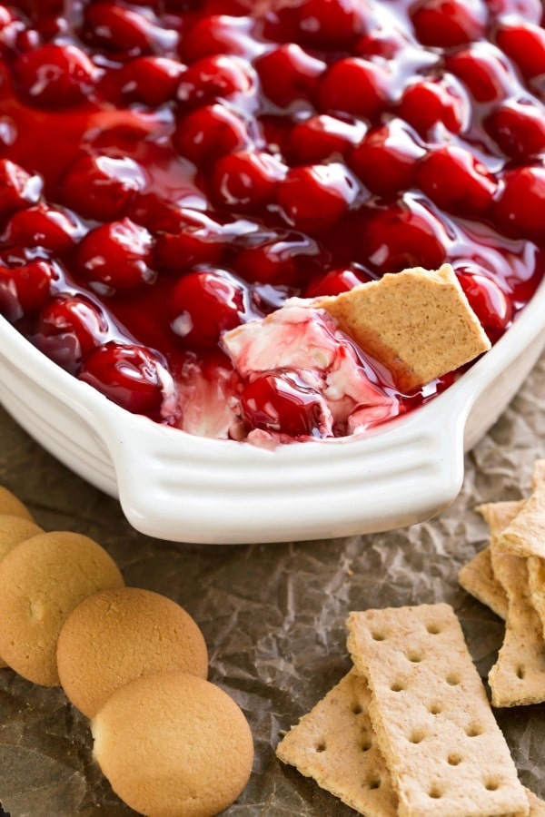 Cherry Cheesecake Dip I Heart Eating