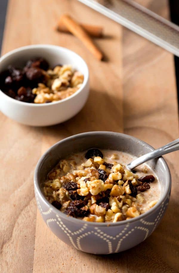 Oatmeal Cookie Overnight Oats I Heart Eating
