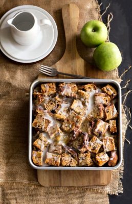 Overnight Apple Fritter French Toast Casserole Overnight Apple Fritter French Toast Casserole