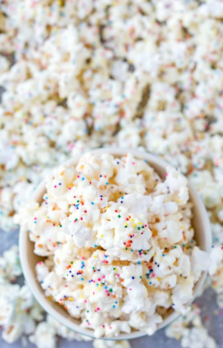 safe and fair birthday cake popcorn