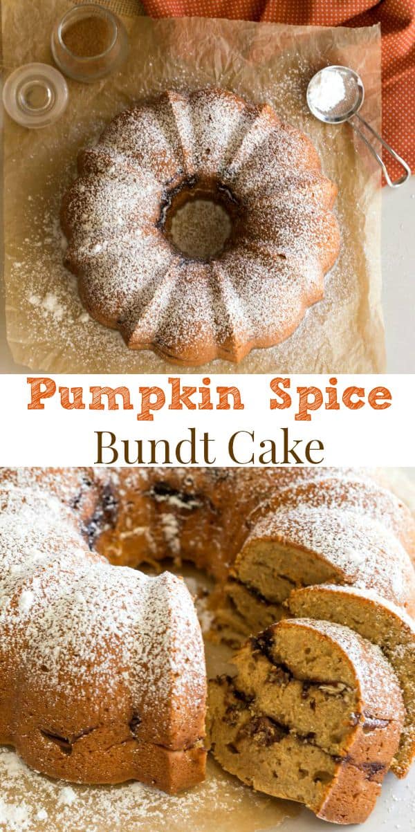 pumpkin spice swirl bundt cake recipe