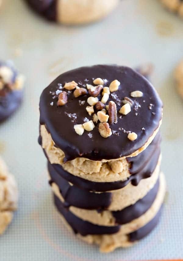 4 Ways to Decorate Peanut Butter Cookies With Chocolate i Heart Eating