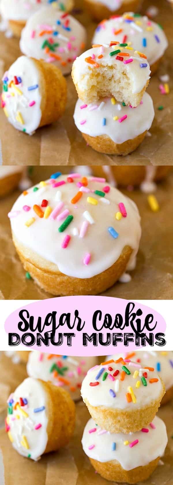 Sugar Cookie Donut Muffin Recipe I Heart Eating