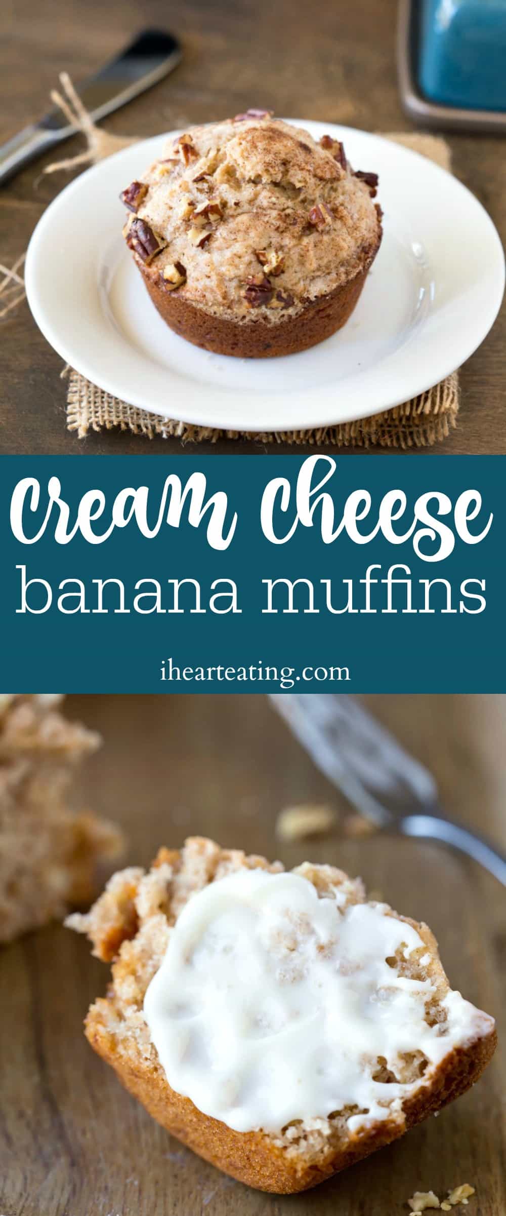 Cream cheese banana muffin recipe i heart eating