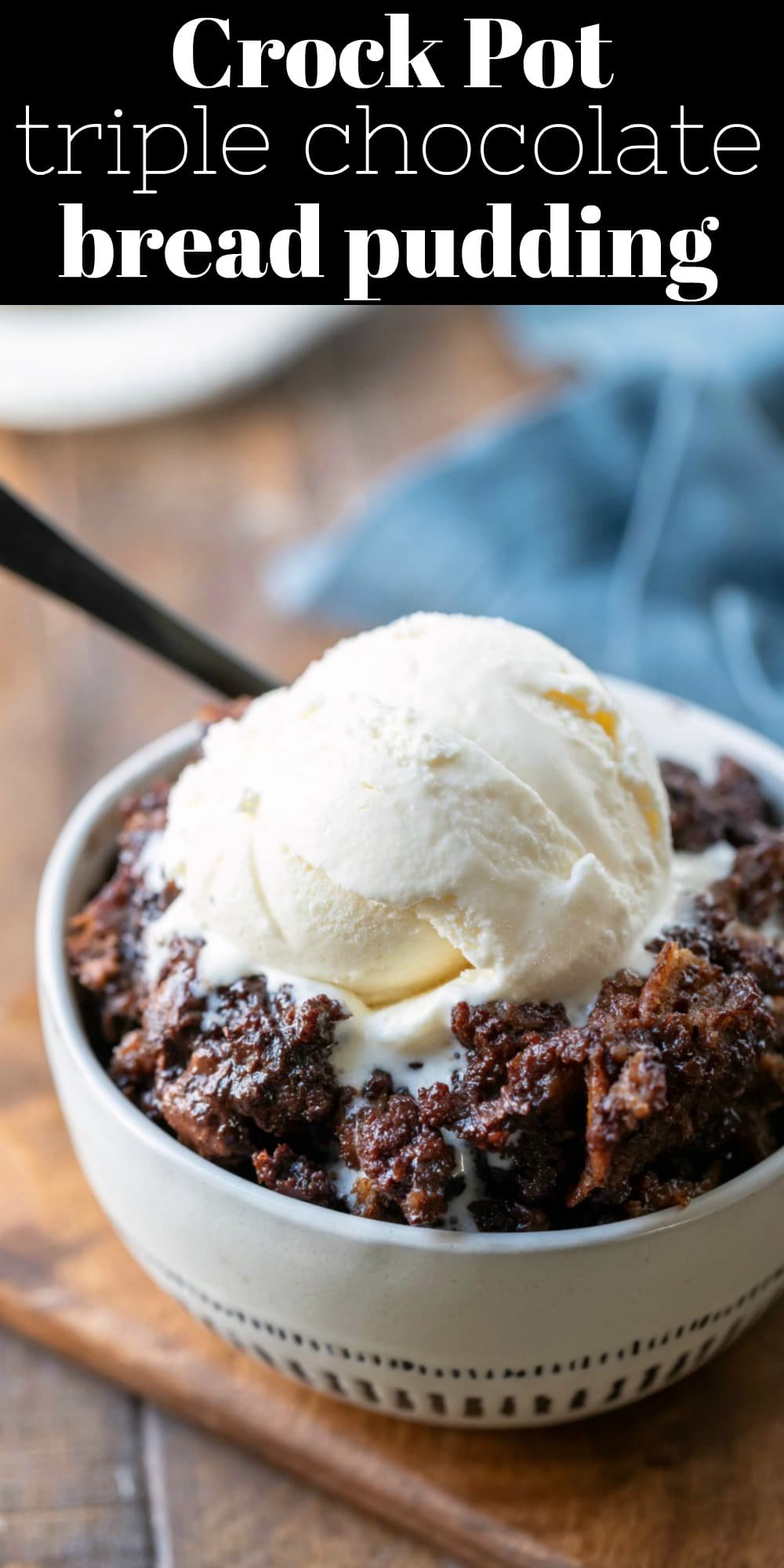 Crock Pot Triple Chocolate Bread Pudding
#breadpudding #chocolate #dessert #crockpot #slowcooker #recipe