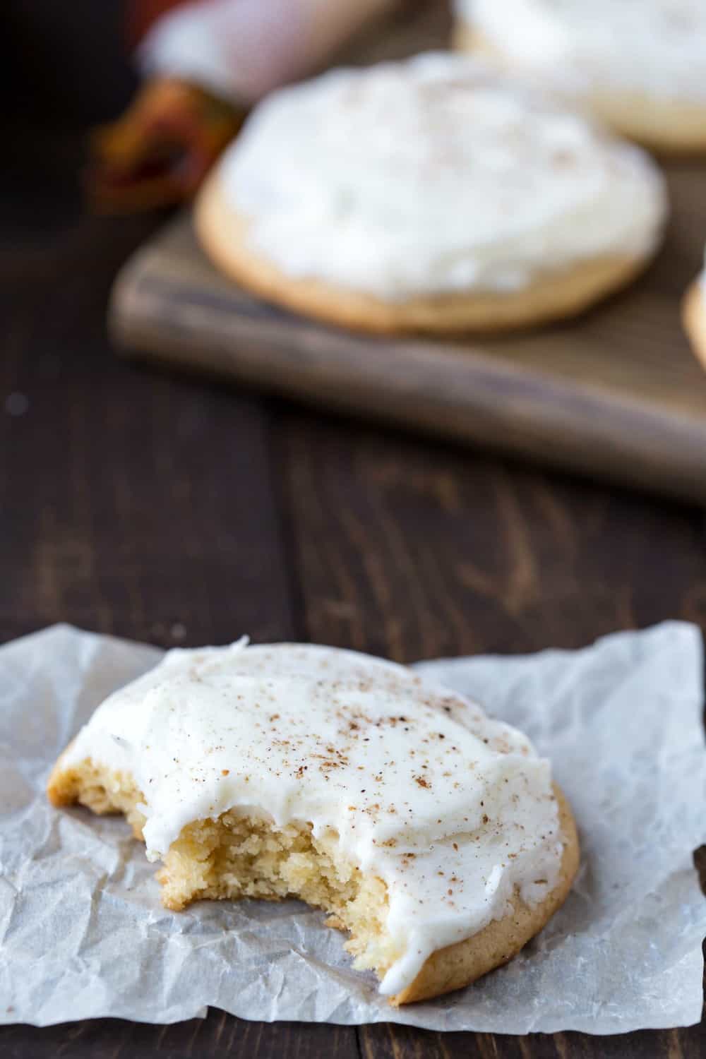 Frosted Eggnog Cookie Recipe I Heart Eating