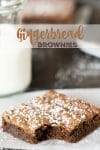 Gingerbread Brownie Recipe