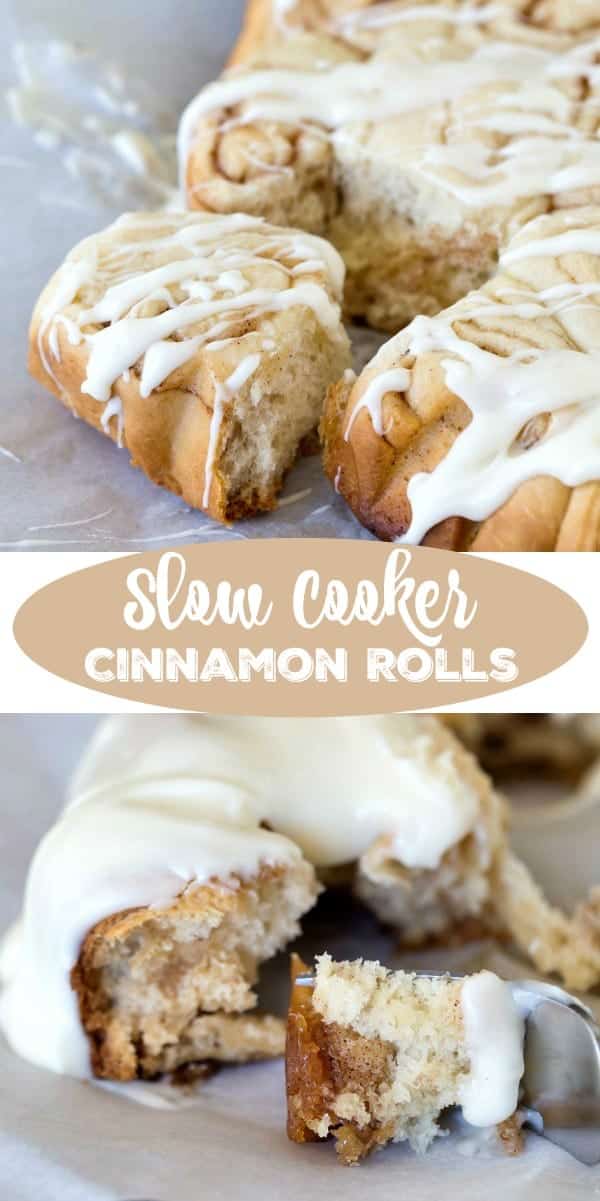 slow cooker cinnamon roll recipe