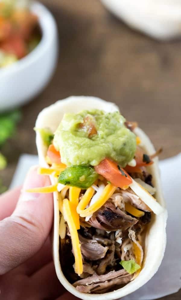 Slow Cooker Pulled Pork Tacos I Heart Eating