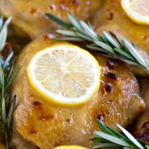 Baked Lemon Honey Mustard Chicken