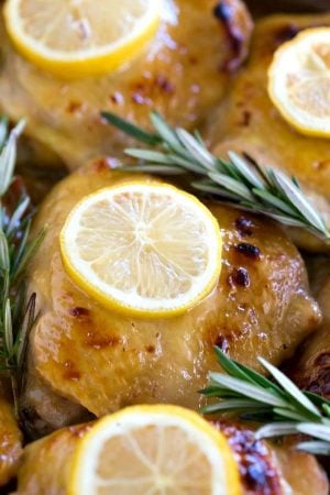 Baked Lemon Honey Mustard Chicken