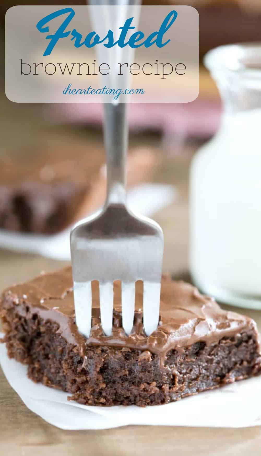 frosted brownie recipe