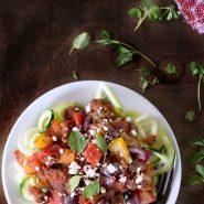 Greek Zoodles Recipe