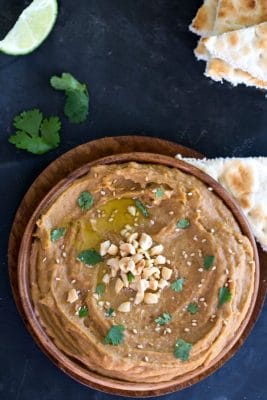 Thai Peanut Butter Hummus Recipe