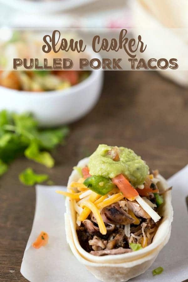 Slow Cooker Pulled Pork Tacos I Heart Eating