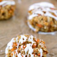 Flourless Oatmeal Carrot Cake Cookies