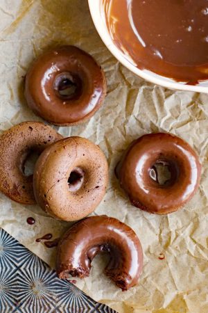 Chocolate Buttermilk Baked Donuts Recipe