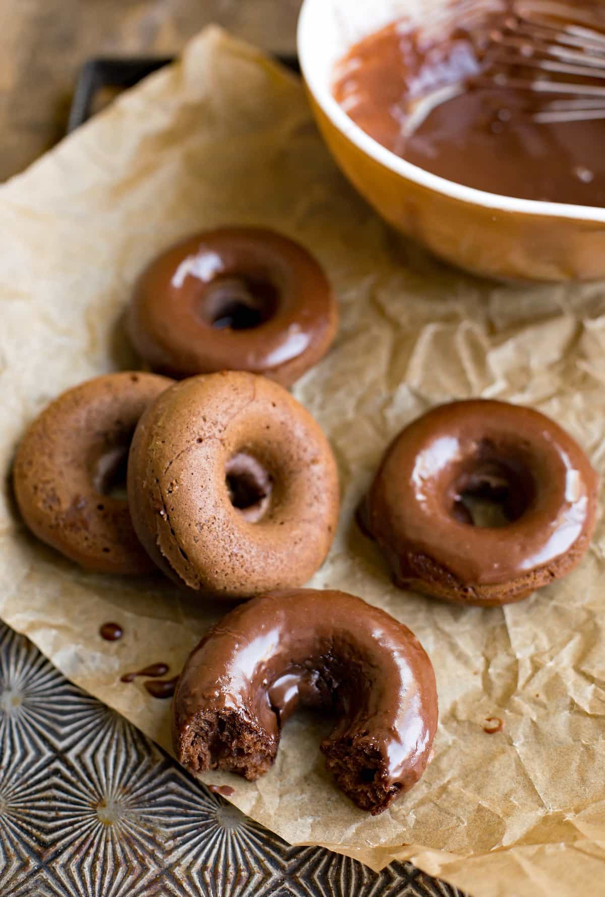 Chocolate Buttermilk Baked Donut Recipe