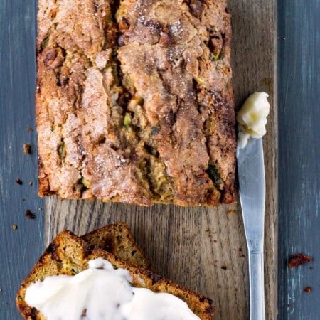 Cinnamon Chip Whole Wheat Zucchini Bread