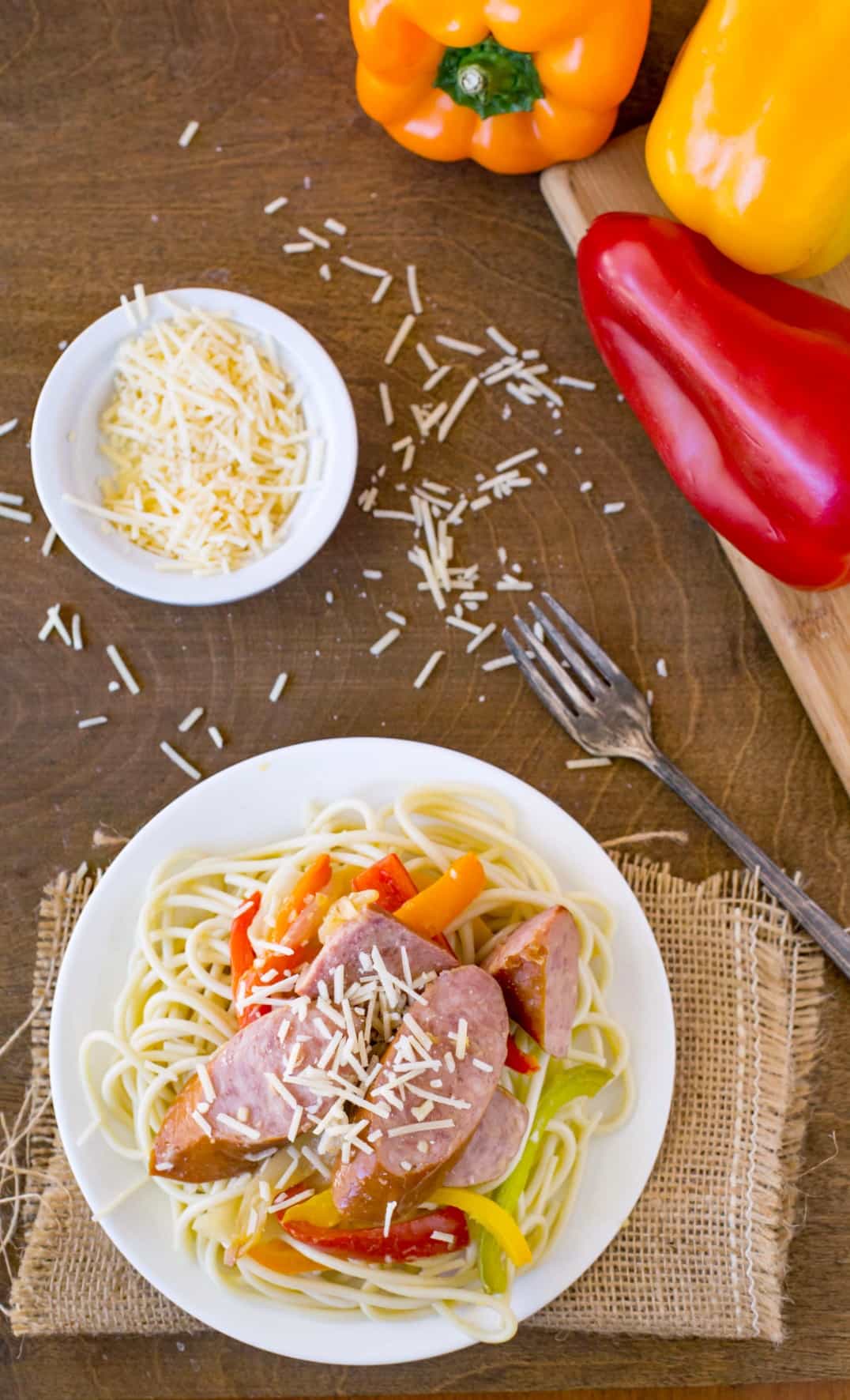 smoked sausage and pepper recipe