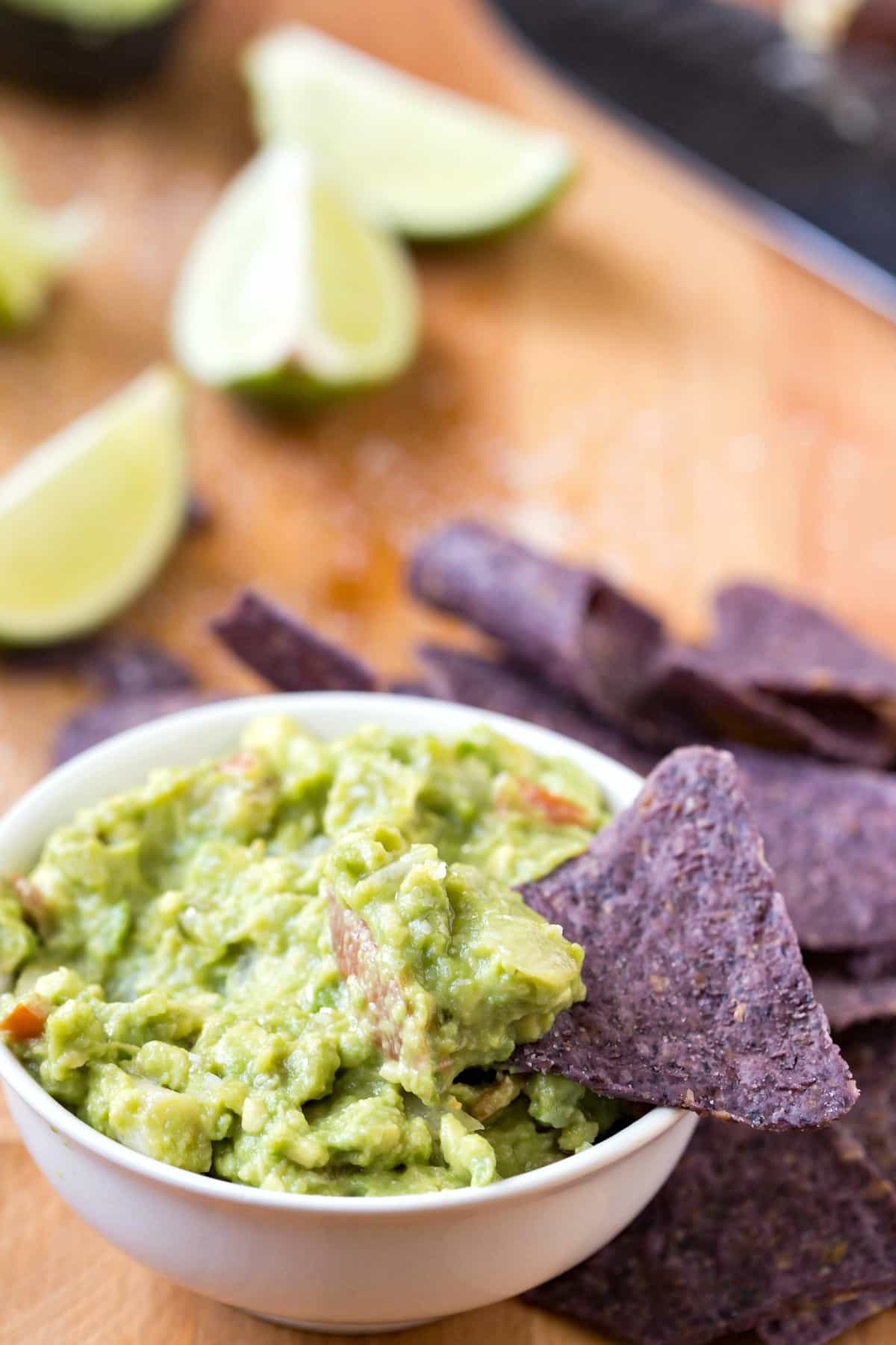 Roasted Garlic Guacamole I Heart Eating