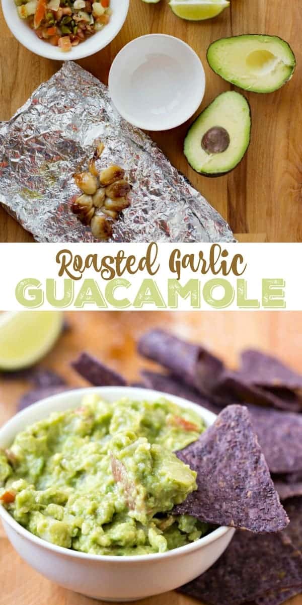roasted garlic guacamole