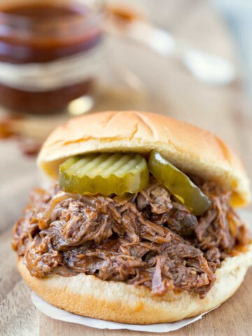 Slow Cooker Barbecue Beef