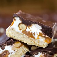 Homemade Snickers Bars