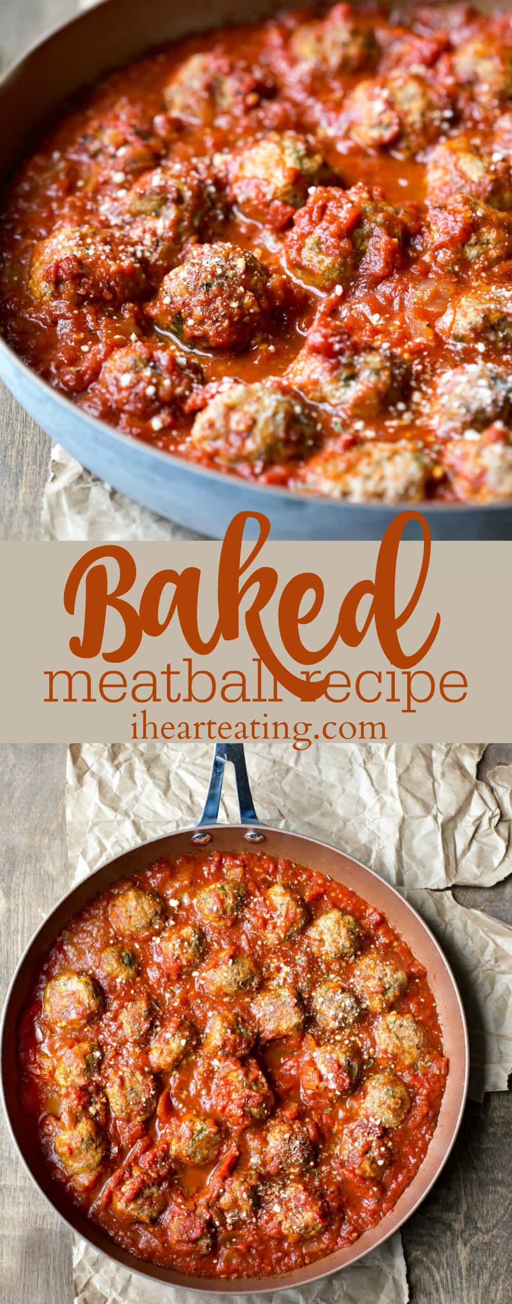 Baked Meatball Recipe I Heart Eating