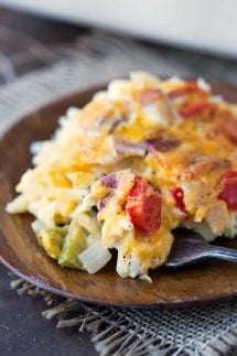 Overnight Hash Brown Casserole - I Heart Eating
