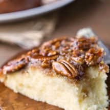Pecan Pie Upside-Down Cake
