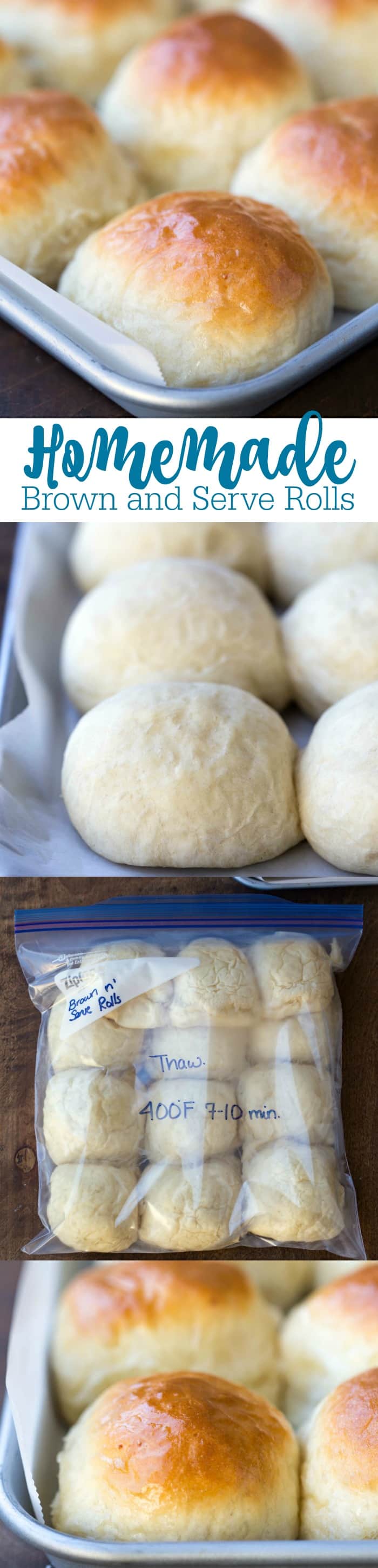 Homemade Brown and Serve Rolls