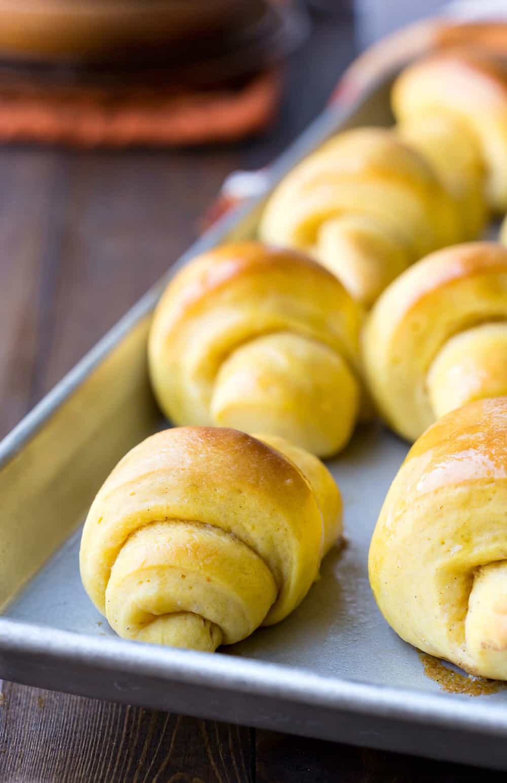pumpkin crescent rolls