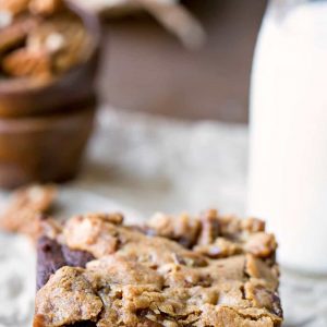 Black Bottom Pecan Praline Bars