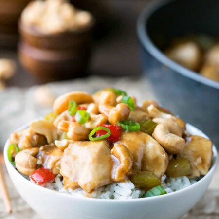 Easy Cashew Chicken Recipe - I Heart Eating