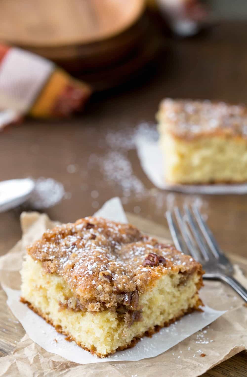 cinnamon streusel sour cream coffee cake