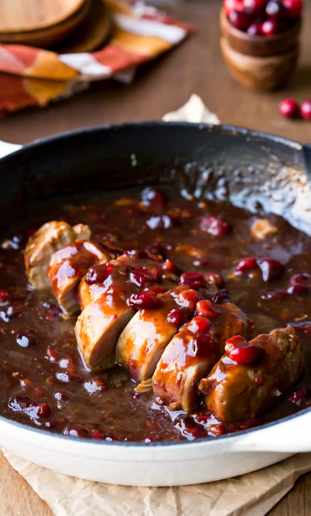 Cranberry Balsamic Pork Tenderloin I Heart Eating