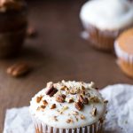 Pumpkin Spice Cupcakes with Maple Cream Cheese Frosting