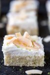 Coconut Lime Sugar Cookie Bars