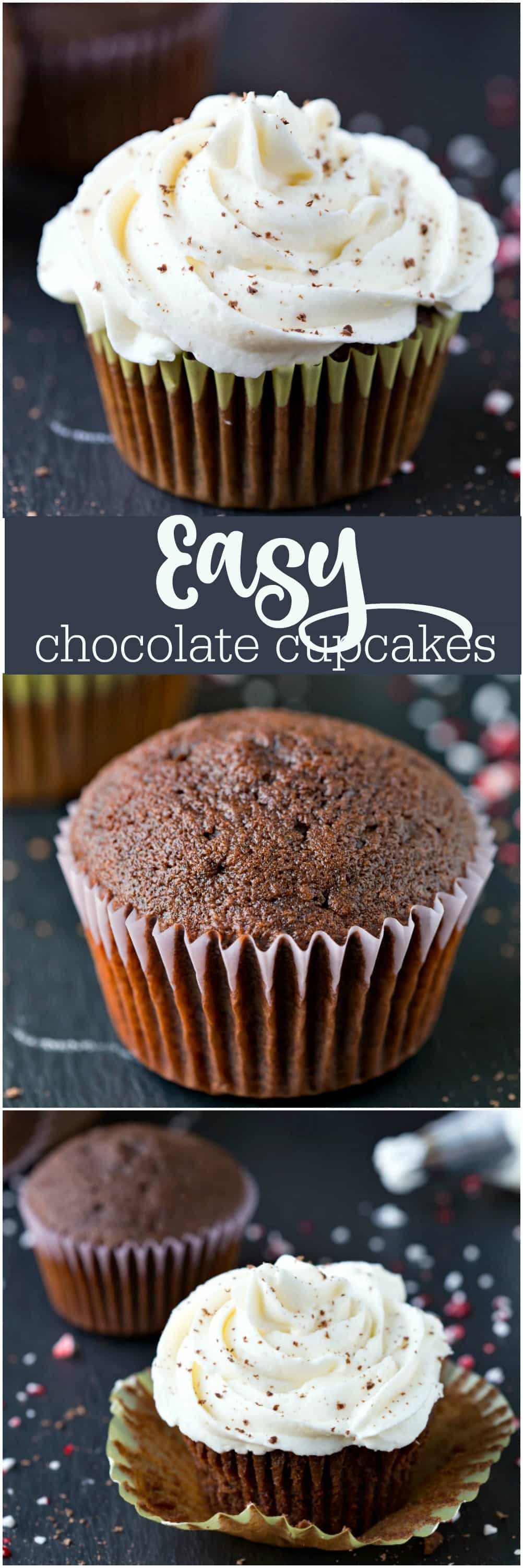 Easy Chocolate Cupcakes I Heart Eating