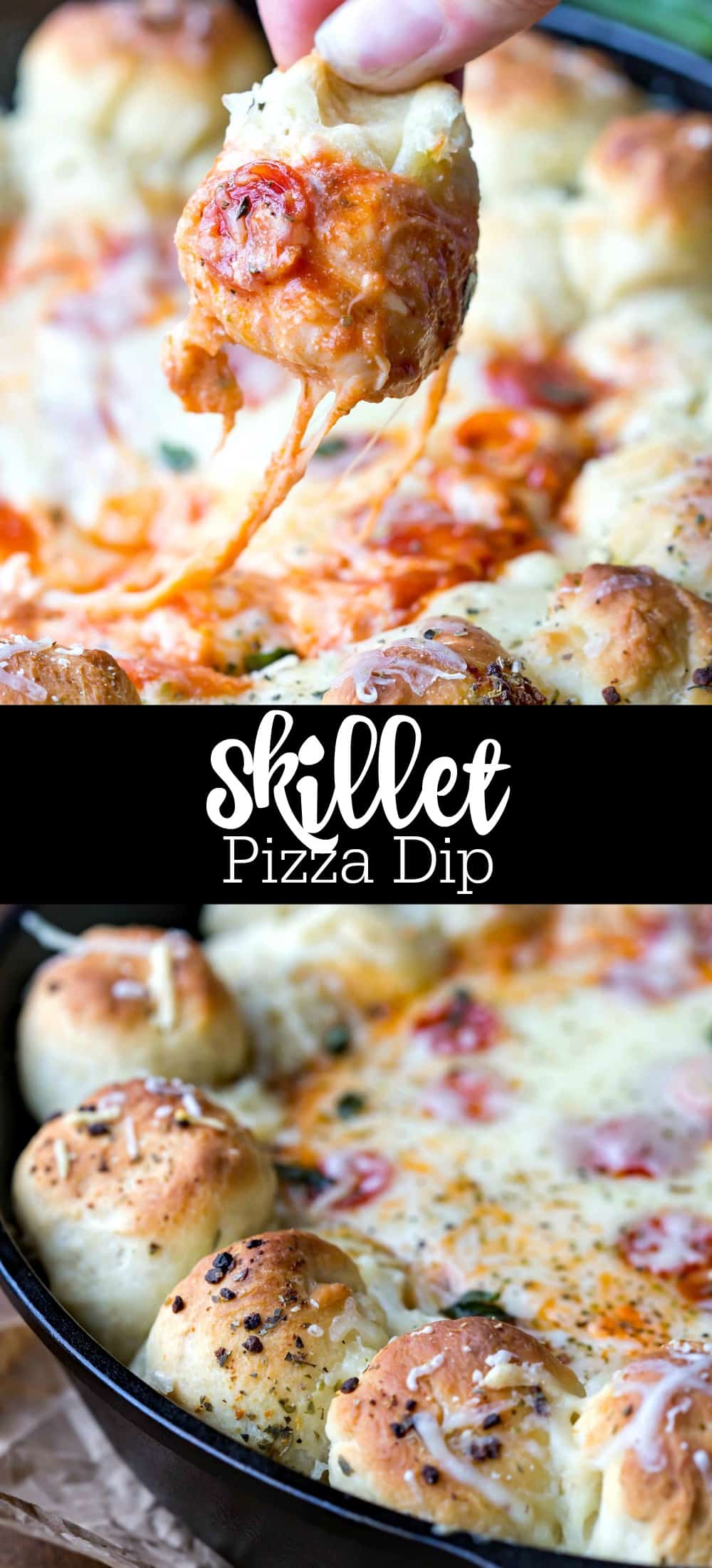 Skillet Pizza Dip I Heart Eating